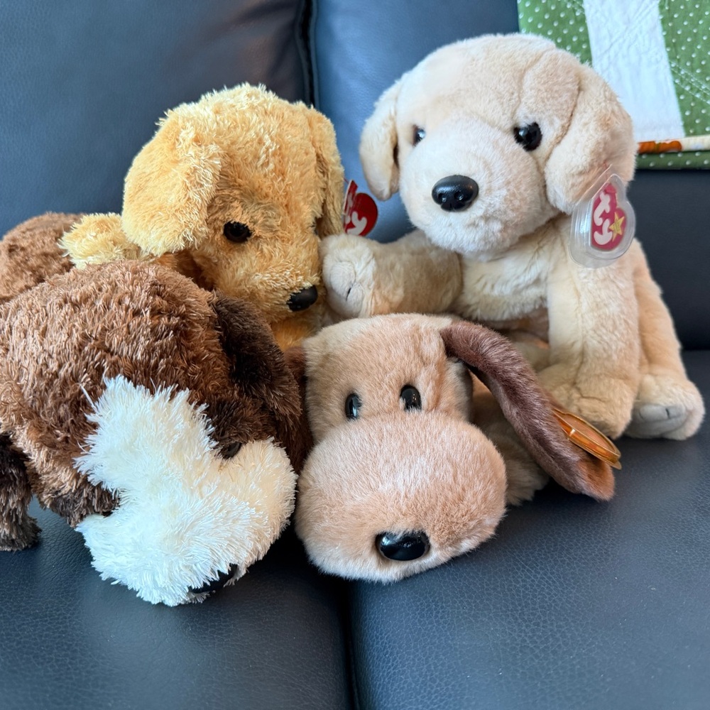 TY Plush Dog Toy Set